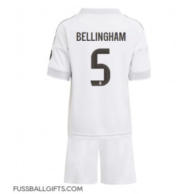 Real Madrid Jude Bellingham #5 Fußballbekleidung Heimtrikot Kinder 2025-26 Kurzarm (+ kurze hosen)